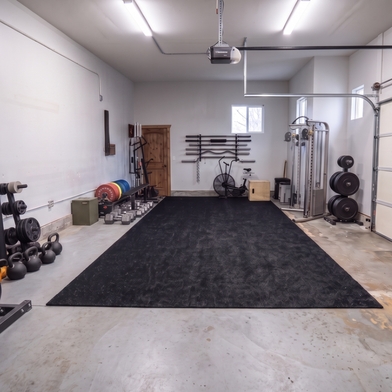 12' x 20' Indoor Fitness Turf Roll for Home Gyms & Sled Work