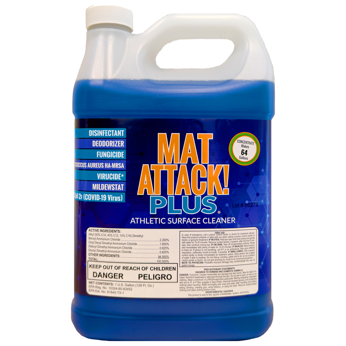 Mat Attack! PLUS® Surface Disinfectant & Cleaner -Quart or Gallon
