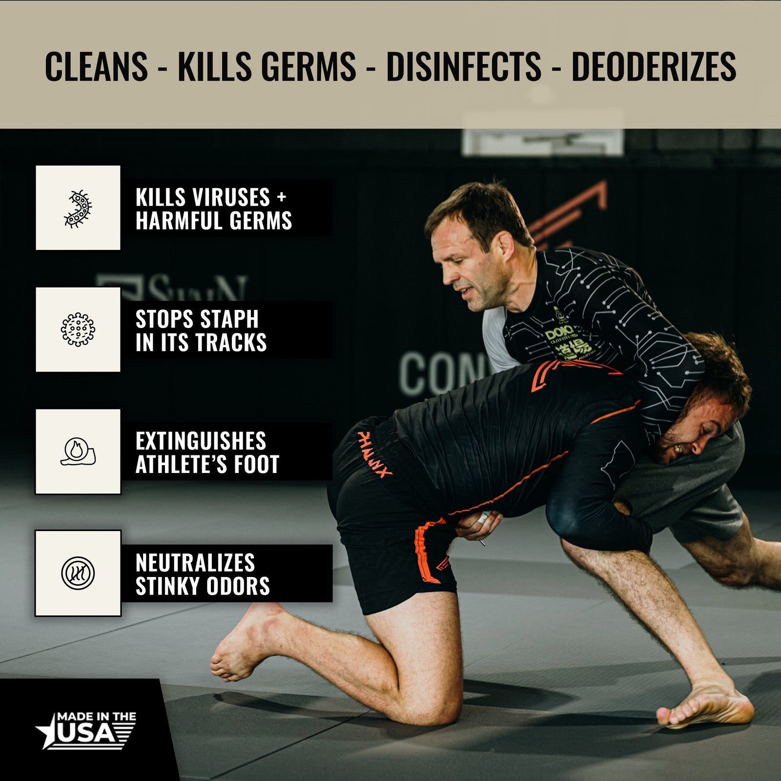 Mat Attack! PLUS® Surface Disinfectant & Cleaner -Quart or Gallon