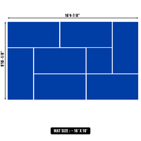 10'x10' to 20'x20' Swain Mats, Hybrid Tatami