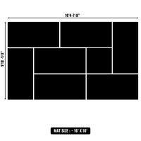10'x10' to 20'x20' Swain Mats, Hybrid Tatami
