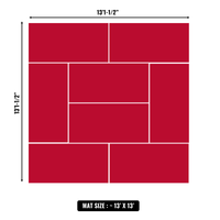 10'x10' to 20'x20' Swain Mats, Hybrid Tatami