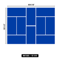 10'x10' to 20'x20' Swain Mats, Hybrid Tatami