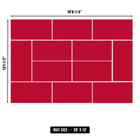 10'x10' to 20'x20' Swain Mats, Hybrid Tatami