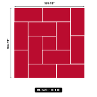 10'x10' to 20'x20' Swain Mats, Hybrid Tatami