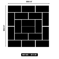 10'x10' to 20'x20' Swain Mats, Hybrid Tatami