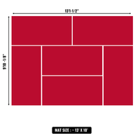 10'x10' to 20'x20' Swain Mats, Hybrid Tatami