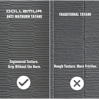 10' x 10' Home Gym Mat - Hybrid Tatami Surface, FLEXI-Connect® Tapeless