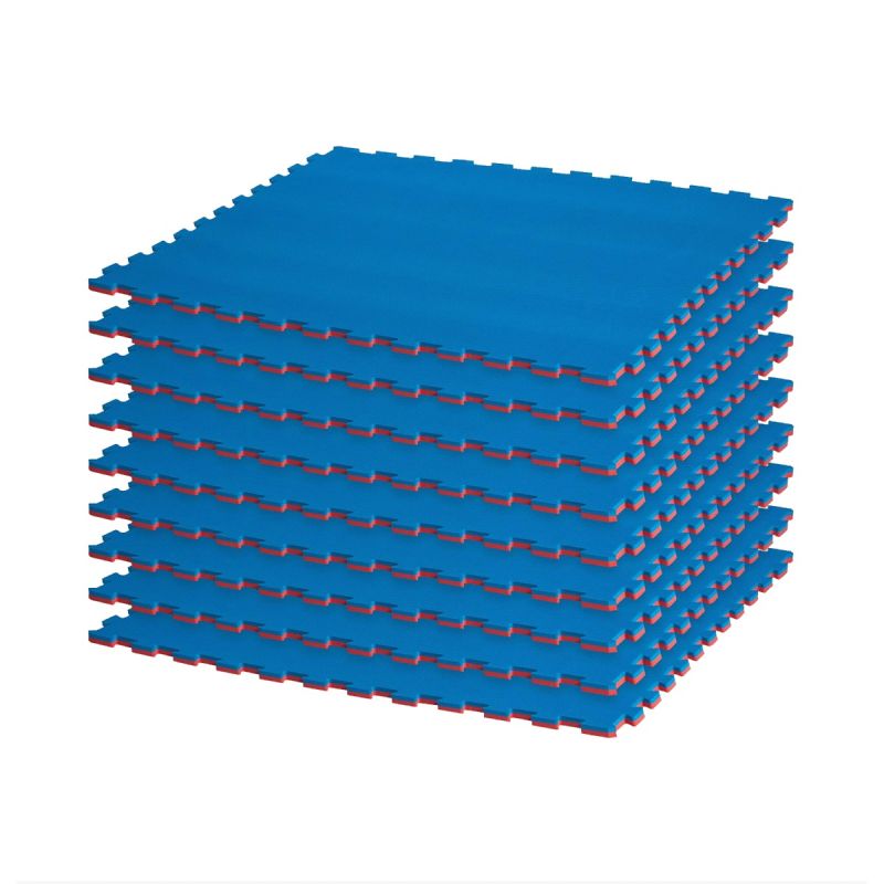 Color Reversible Puzzle Mat Bundle -Includes 9 Pieces