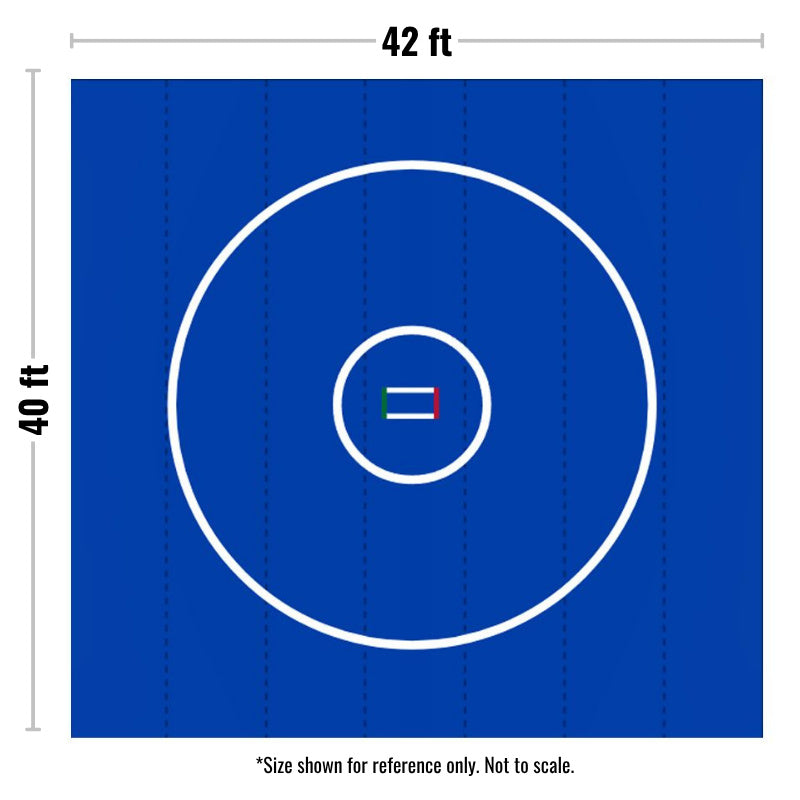 Foundation Mat — 42'x40' Competition Wrestling Mats