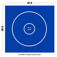 Foundation Mat — 42'x40' Competition Wrestling Mats