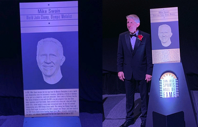 Mike Swain - Inducted into San Jose Sports Hall of Fame
