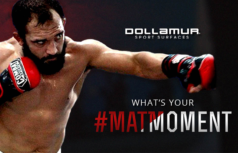 Dollamur Sport Surfaces Launches #MatMoment Contest with UFC Champion Johny Hendricks