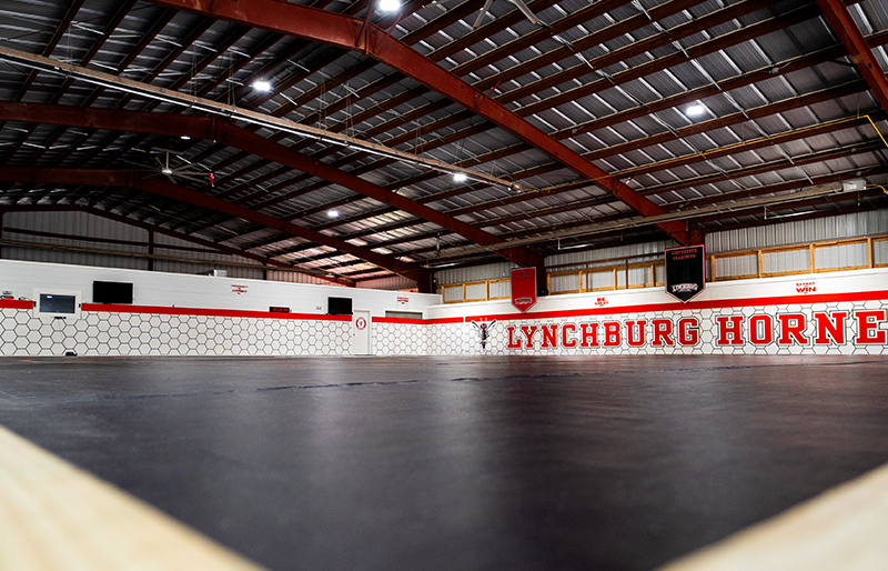 Custom Wrestling Room Made by Dollamur for Lynchburg Wrestling