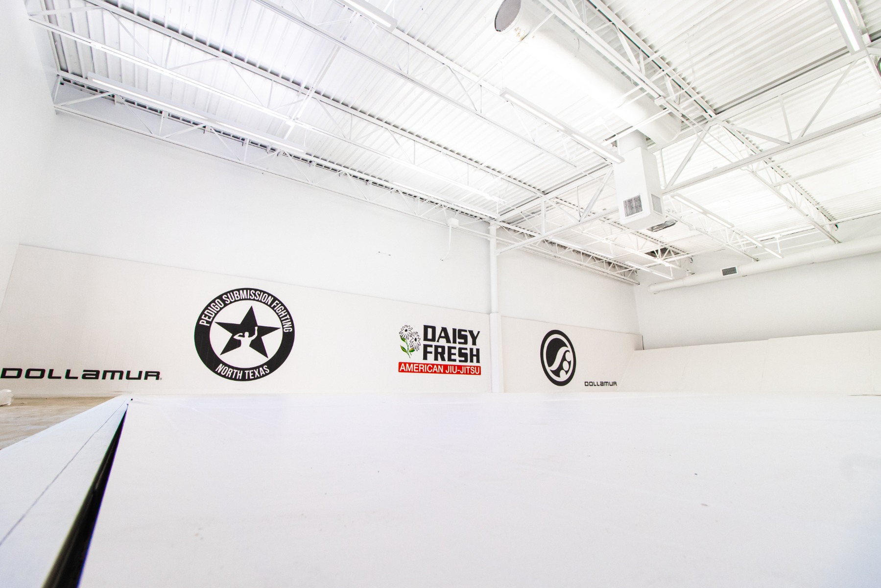 Daisy Fresh martial arts mat install