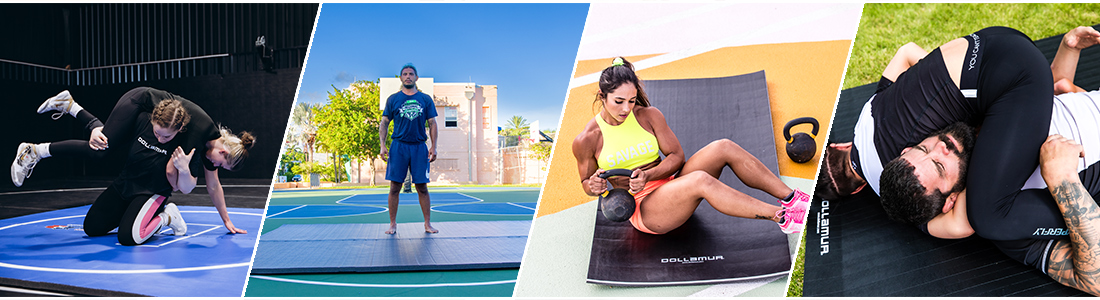 shop for premium home wrestling, martial arts, fitness, gymnastics, and cheerleading mats from Dollamur